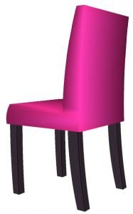 dining chair side
